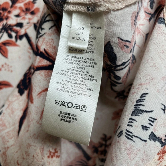 Free People It's A Vibe Button Down Shirt Floral Small - Picture 5 of 12